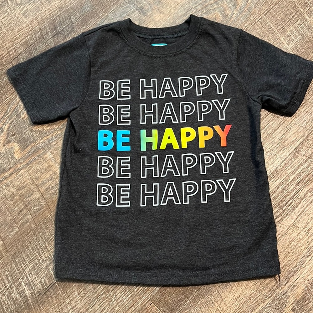 Be Happy toddler short sleeve tee